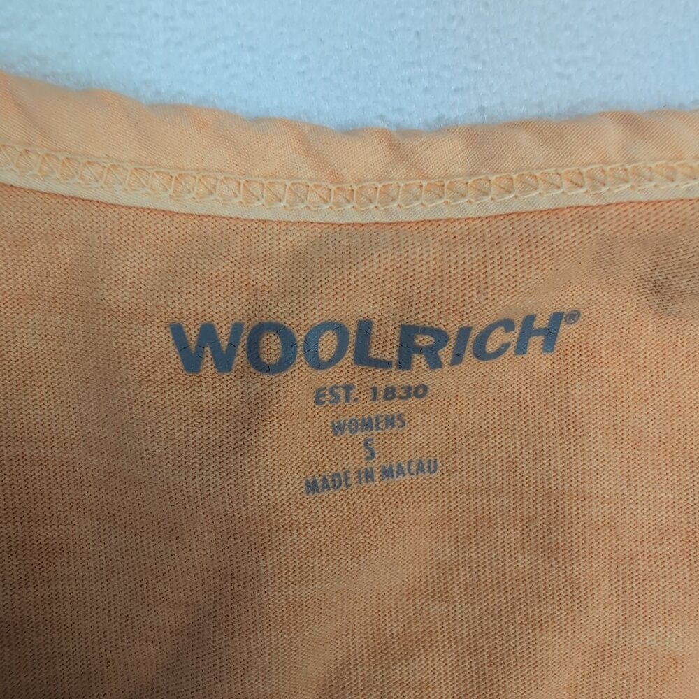 Woolrich Embroidered Henley Short Sleeve‎ Tee - Women's S - Picture 4 of 7